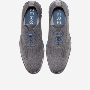 Cole Haan Men's Gray Knit Oxfords